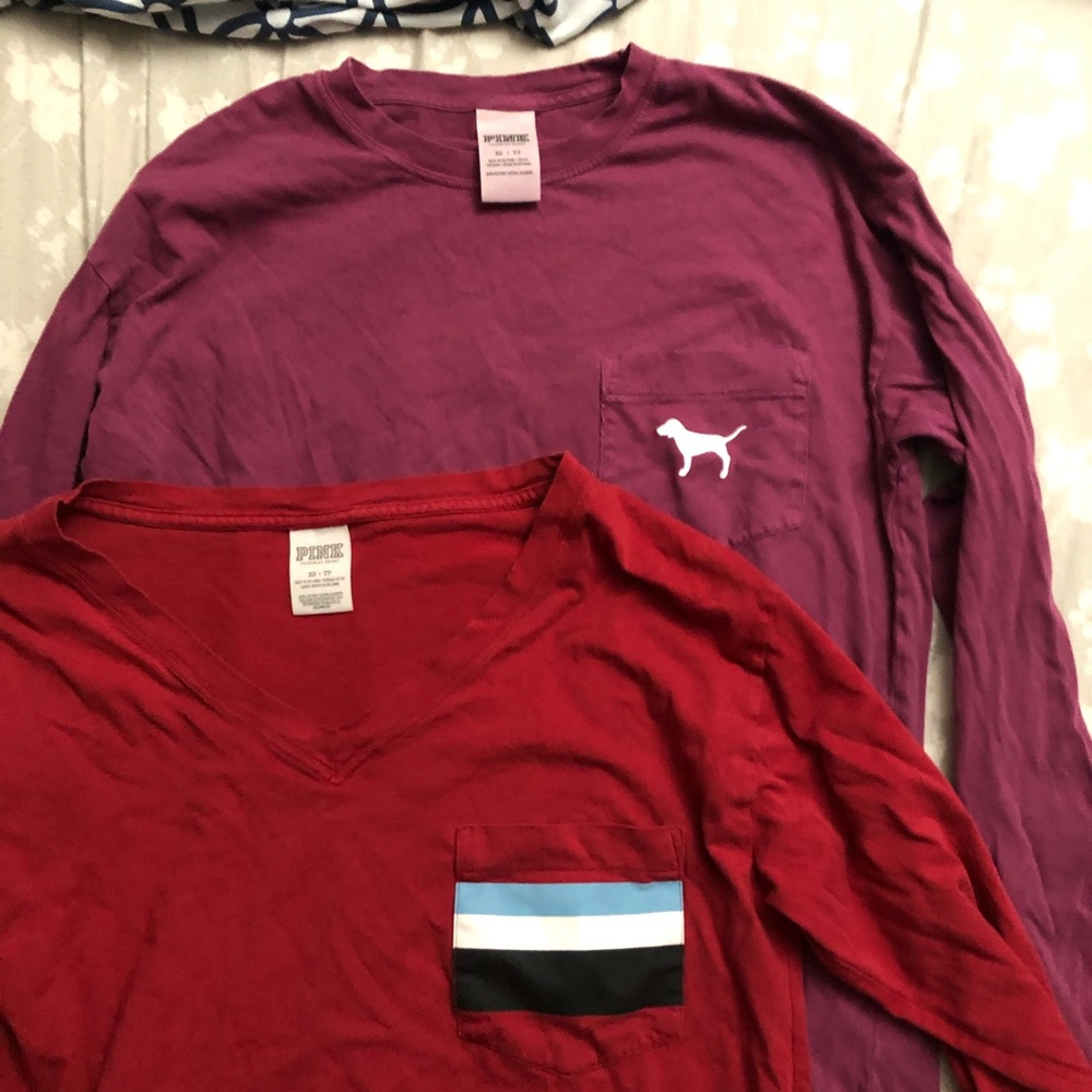 Bundle of pink long sleeves